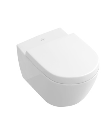 Villeroy&Boch Subway2.0 Suspended White Alpin Toilet With Soft Closing Seat