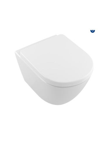 Villeroy&Boch Subway2.0 Suspended White Alpin Toilet With Soft Closing Seat