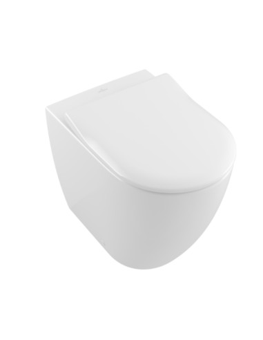 Villeroy&Boch Subway2.0 Floor Mounted Rimless Toilet With Soft Closing Seat