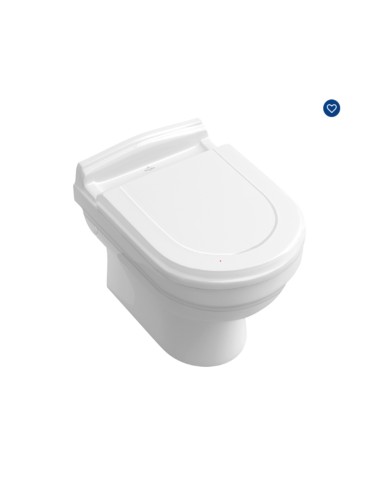 Villeroy&Boch Hommage Rimless Suspended Toilet With Soft Closing Seat