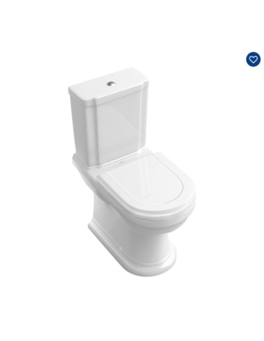 Villeroy&Boch Hommage Monobloc Toilet With Water Cistern And Softclosing Seat