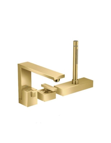 Axor Edge 3 Holes Rim Mounted Bathtub Mixer