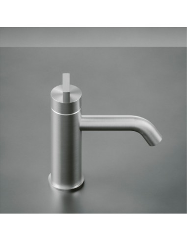 Quadro Design Q Satin Stainless Steel Single Lever Washbasin Mixer