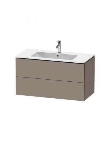 Duravit Me Stark L-Cube Suspended Bathroom Cabinet With Washbasin And Mirror