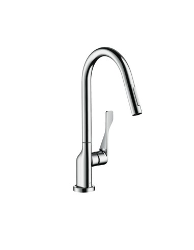 Axor Citterio Single Lever Kitchen Mixer With Pull Out Spray