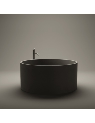 Agape Design In-Out Round Concrete Bathtub Ø 130 Cm