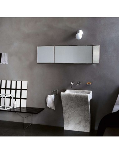 Agape Design Lito 1 Lavabo A Colonna In Marmo Bianco Carrara