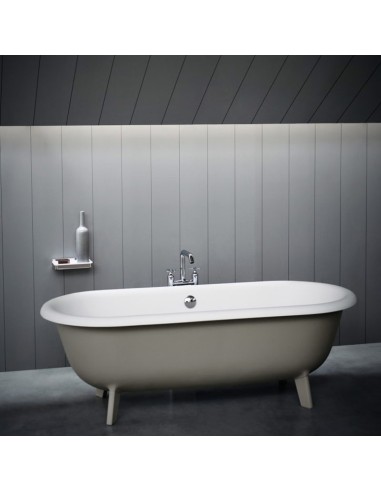 Agape Design Ottocento Freestanding White Cristalplant Bathtub