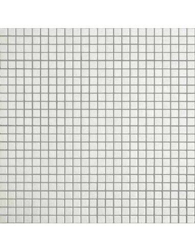 Appiani Denim Bianco Tela Mosaico In Ceramica 12 x12 Mm