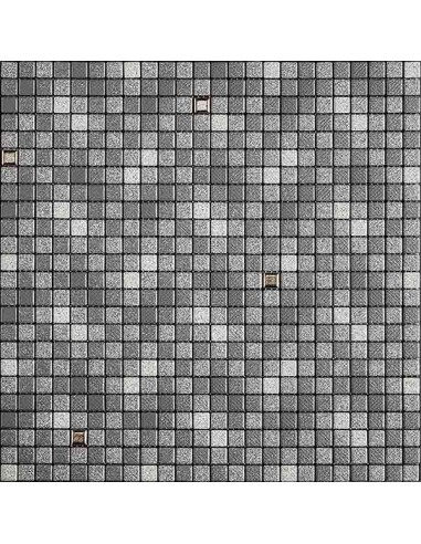 Appiani Denim Decors Ondulato1 Ceramic Mosaic 12x12 Mm