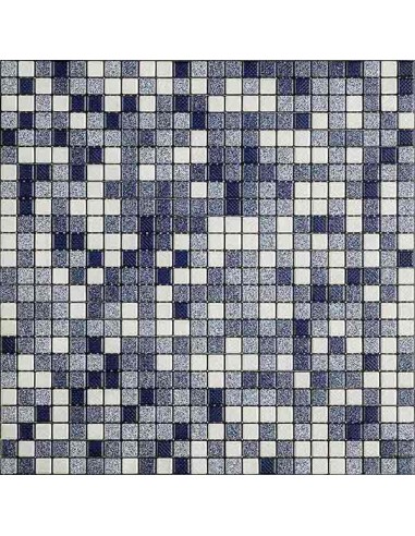 Appiani Denim Mix Oltremare Ceramic Mosaic 12x12 Mm