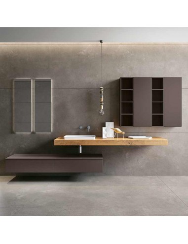 Bmt Blues Bathroom Furniture With Top Washbasin And Mirror