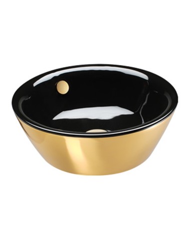 Catalano Gold & Silver Countertop Black And Gold Washbasin