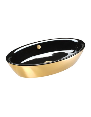 Catalano Gold & Silver Countertop Black and  Gold Washbasin