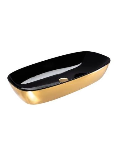 Catalano Gold & Silver Countertop Black And Gold Washbasin