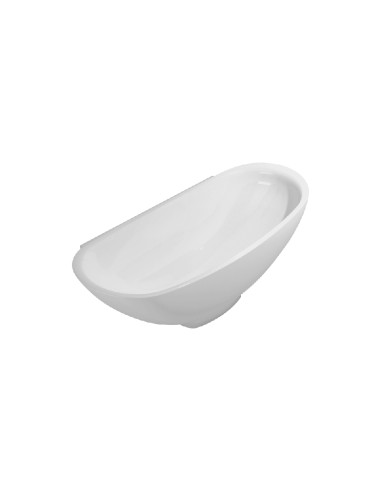 Ceramica Flaminia Io Pietraluce Bathtub With Back Back To Wall Shelf