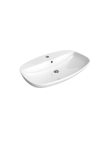 Ceramica Flaminia Nuda 85 Single Hole Countertop Wall Hung Washbasin