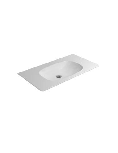 Ceramica Flaminia Nuda 90L Suspended Console Without Overflow