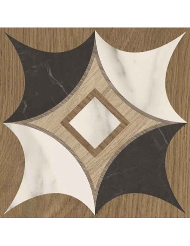 Ceramica Sant'Agostino Intarsi Elite Rectified Porcelain Stoneware Tiles 20x20 Cm