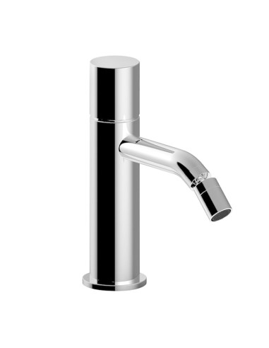 Fantini Nostromo Small Single Hole Brushed Steel Bidet Mixer