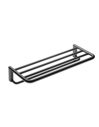 Cosmic Black And White Towel Rack Shelf