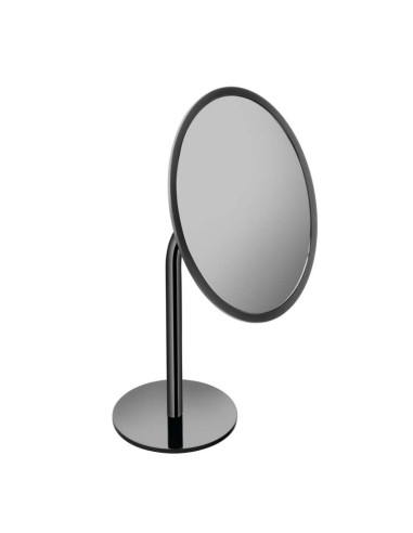 Cosmic Black And White Free Standing Magnifying Mirror