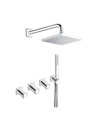 Cristina Rubinetterie Italy Recessed Shower Mixer Set