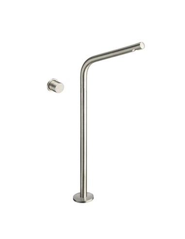 Cristina Rubinetterie Sx Floorstanding Stainless Steel Washbasin Mixer