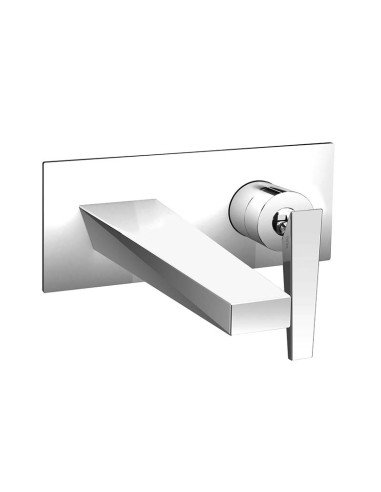 Cristina Rubinetterie Fractal Recessed Washbasin Mixer