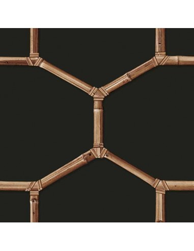 Devon & Devon Bamboo Geometric Pattern Wall Paper