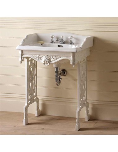 Devon & Devon Angel White Console With Three Holes Washbasin