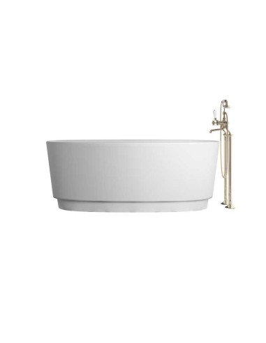 Devon & Devon Dove Floorstanding White Tec Plus Bathtub