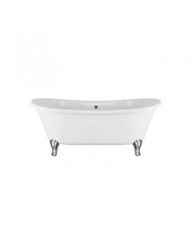 Devon & Devon Admiral Floorstanding Cast Iron White Single Color Bathtub