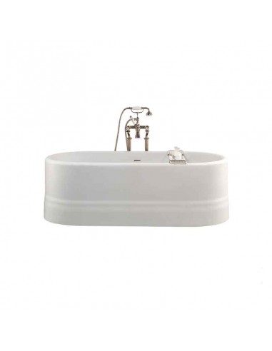 Devon & Devon Diva Floorstanding White Tec Bathtub