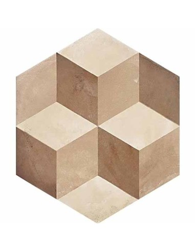 Marca Corona Terra Cubo Hexagonal Tiles