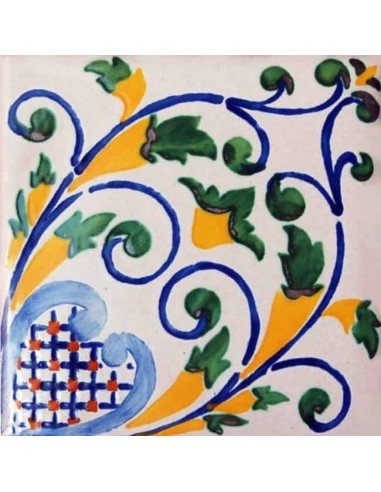 Nicolò Giuliano Glazed Terracotta Tile