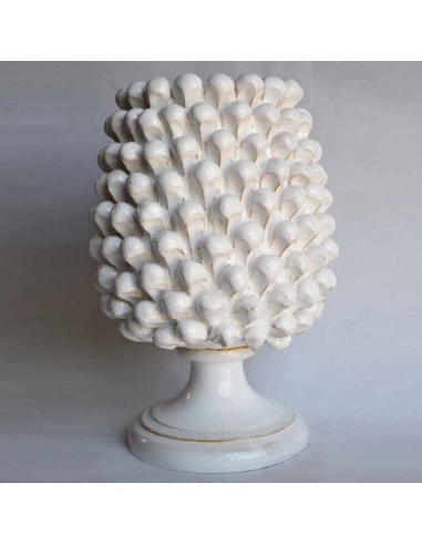 Nicolò Giuliano Pine Cone White Vase