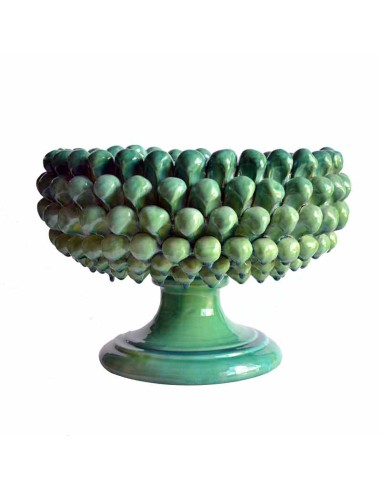 Nicolò Giuliano Pine Cone Apple Green Vase