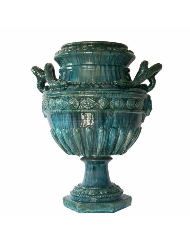 Nicolò Giuliano Diamond Green Vase