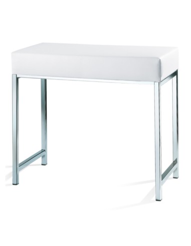 Decor Walther Bathroom Bench With Chromed Details