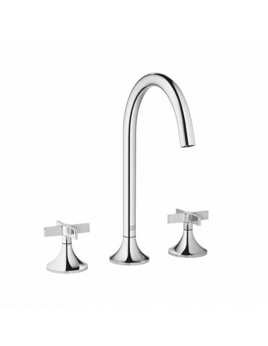 DornBracht Vaia 3 Hole Washbasin Mixer With Drain