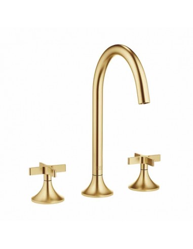 DornBracht Vaia 3 Hole Washbasin Mixer With Drain