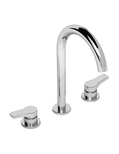 Fantini Aboutwater Al/23 3 Holes Deck Mounted Basin Mixer