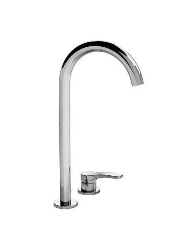 Fantini Aboutwater Al/23 Miscelatore Lavabo Alto 2 Fori Senza Scarico