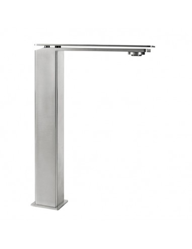 Fir Italia Playsteel 58 Stainless Steel Tall Washbasin Mixer