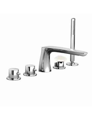 Fir Italia Sinergy Stone 95 Deck Mounted 5 Holes Bathtub Mixer