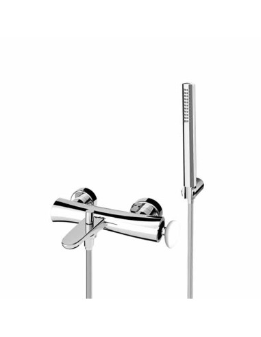 Fir Italia Sinergy Stone 95 Wall Mounted Bath Mixer With Handshower And Diverter