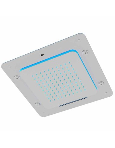 Fir Italia Soffione Doccia A Soffitto Multifunzione A Luci Led Rgb In Acciaio Inossidabile