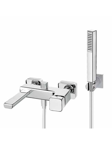 Fir Italia Daily Cube 45 Wall Mounted Chromed Bath Mixer