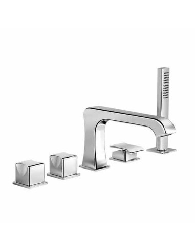 Fir Italia Déco 87 Chromed 5 Holes Deck Mounted Bath Mixer